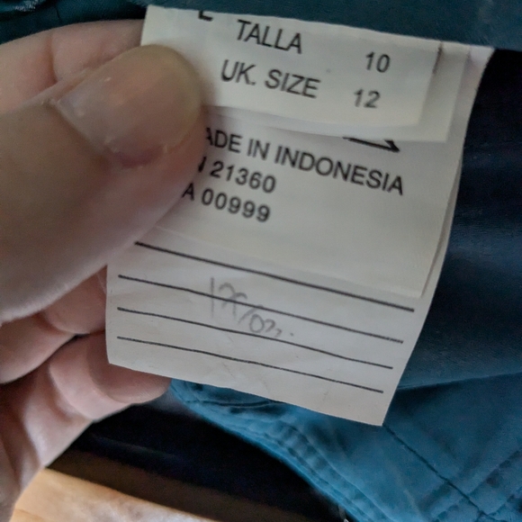 Dark teal chiffon bridesmaids dress - Picture 4 of 4